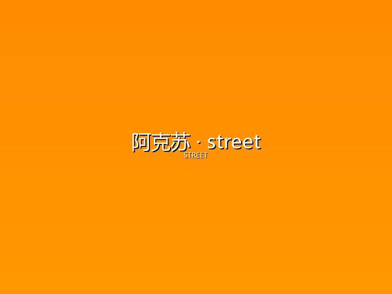 阿克苏 street
