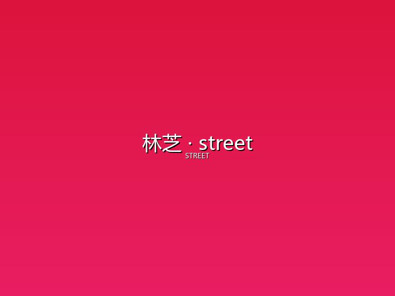 林芝 street